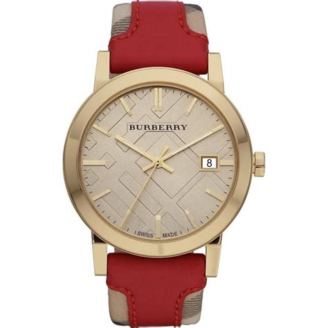 burberry bu9017|Burberry Ladies The City Check Champagne Watch .